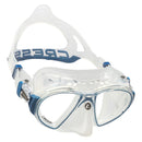 CRESSI ZEUS DS 475550 MASK CLEAR / BLUE METAL